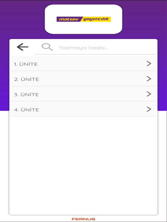Matsev Video Çözüm iPad screenshot 3 - Education app