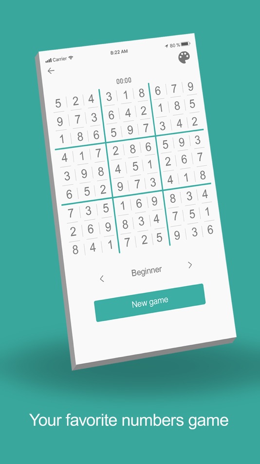 #2. Sudoku: Clean look (iOS) 由: ANTADA TECHNOLOGY COMPANY LIMITED