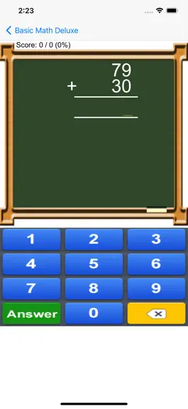 Game screenshot Basic Math Deluxe apk
