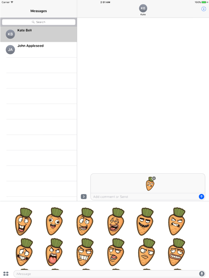 Sticker Me Insane Carrot