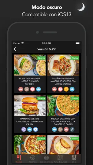Captura de pantalla de FitMenCook - Healthy Recipes en iPhone 6