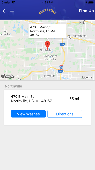 Northville City Car Wash Screenshot