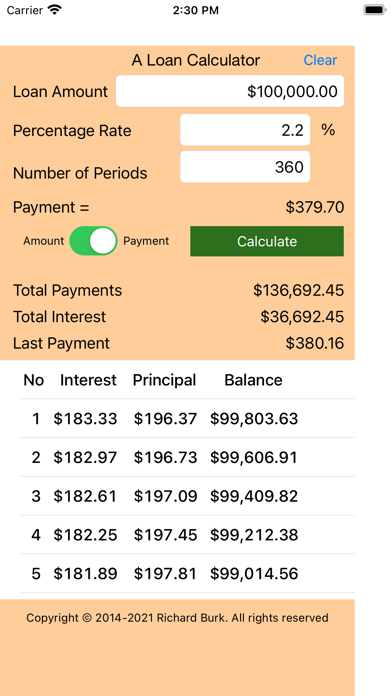 ALoanCalculator