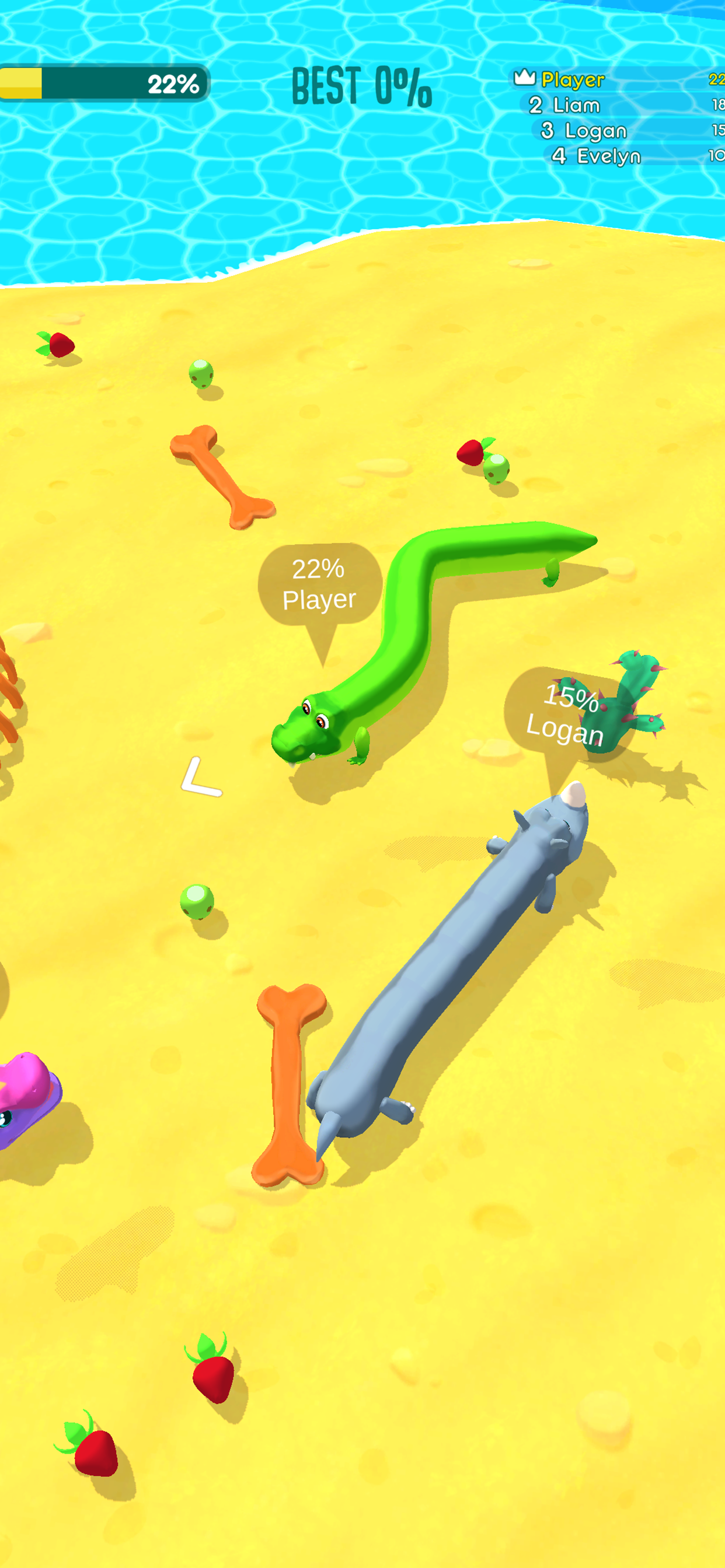 Snake Arena 3D: Battle Rivals!