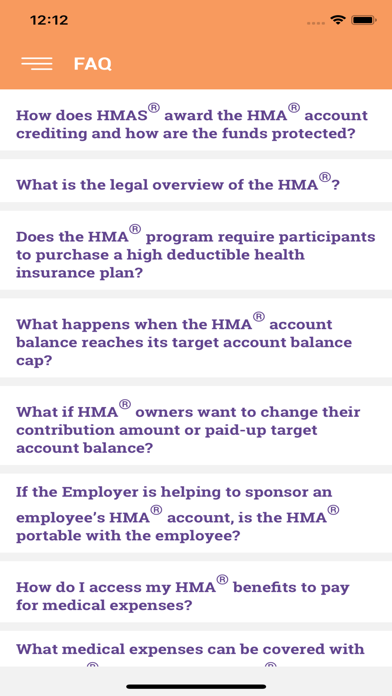 Health Matching Account Screenshot