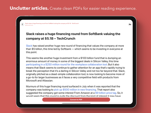 ‎Web to PDF Converter & Reader Screenshot
