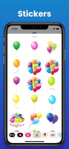 Best Balloons Stickers & emoji screenshot #1 for iPhone