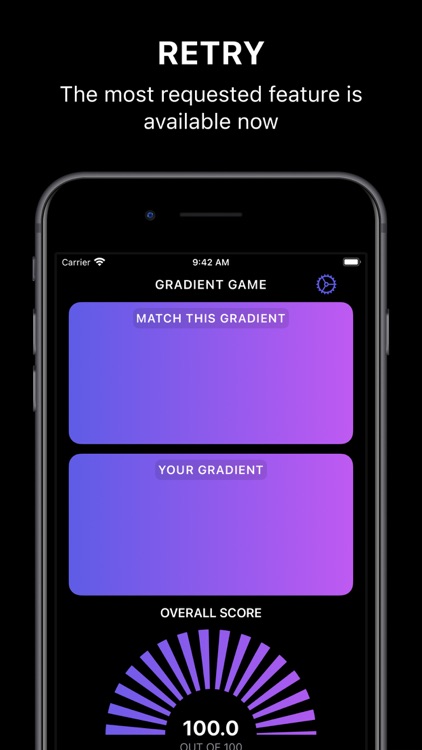 Gradient Match Game: Descent