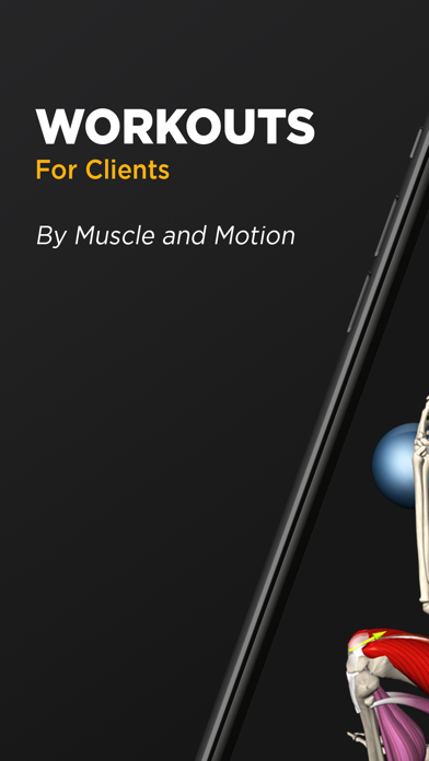 Screenshot #1 pour WORKOUTS by Muscle & Motion
