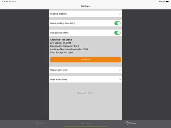 iService5 iPad screenshot 6 - Utilities app
