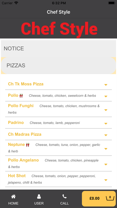 Chef Style Screenshot