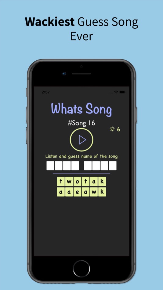 #1. Whats Song -wacky music trivia (iOS) Με: Luan Tran Minh