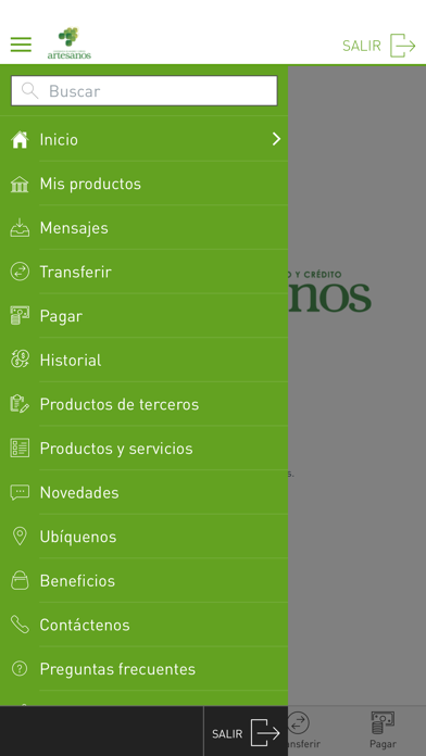 Artesanos en línea Screenshot