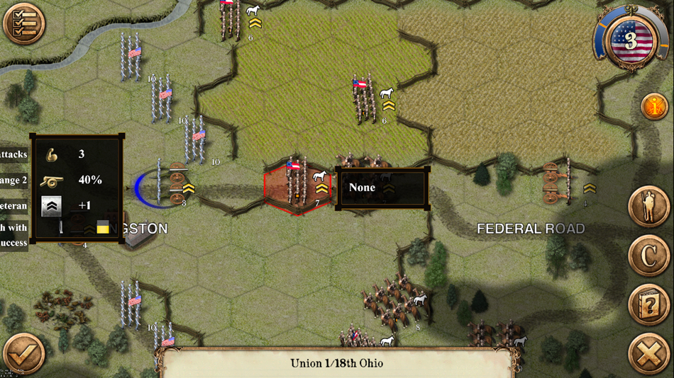 #5. Chickamauga Battles (iOS) 由: Hunted Cow Studios Ltd.
