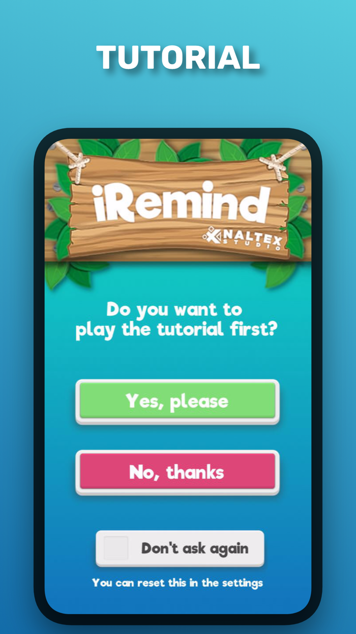 iRemind Activity Party Game