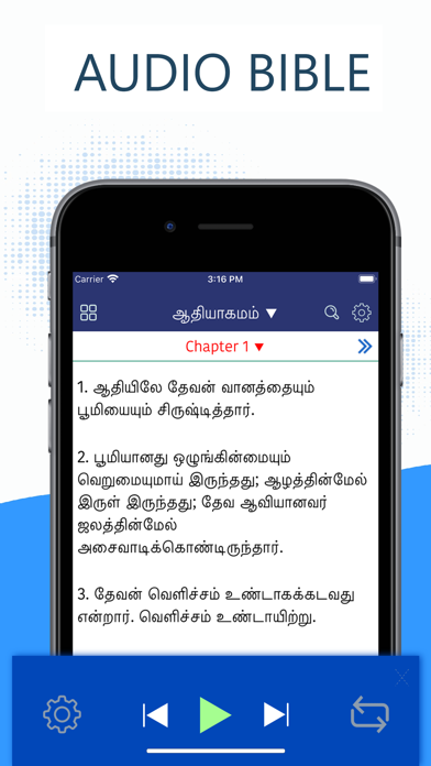 Screenshot #2 pour Tamil  Bible + Audio MP3