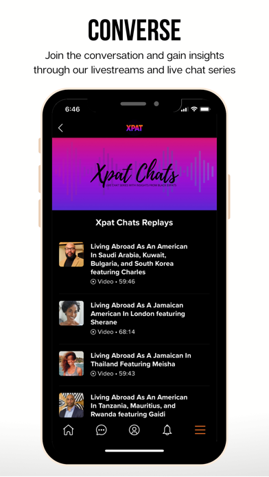 The Xpat App Screenshot