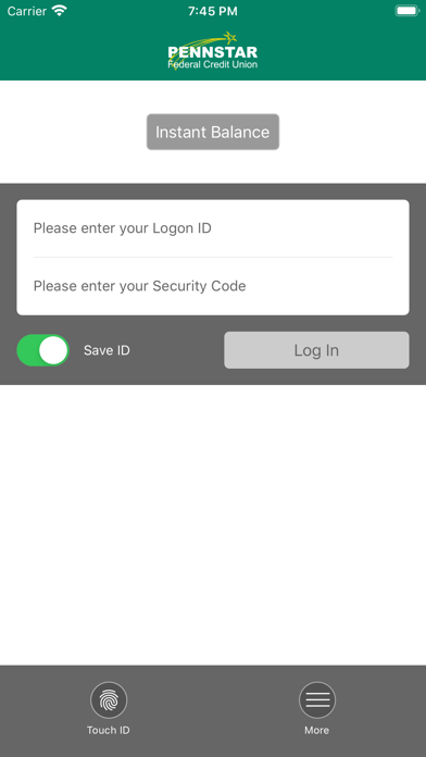 Pennstar Federal Mobile App Screenshot