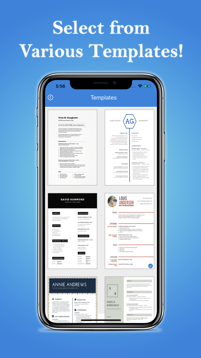 Quick Resume Builder–CV Maker