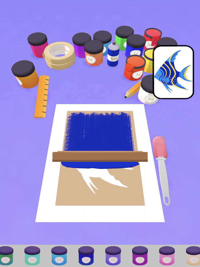 Silk Screen Coloring