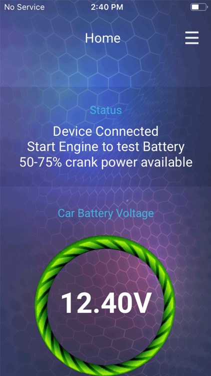Car+ Battery Sensor