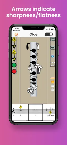 Game screenshot Oboe Fingering & Tuning apk