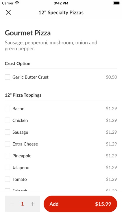 Gourmet Pizza screenshot-3