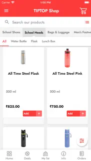 tiptop online shopping app iphone screenshot 2