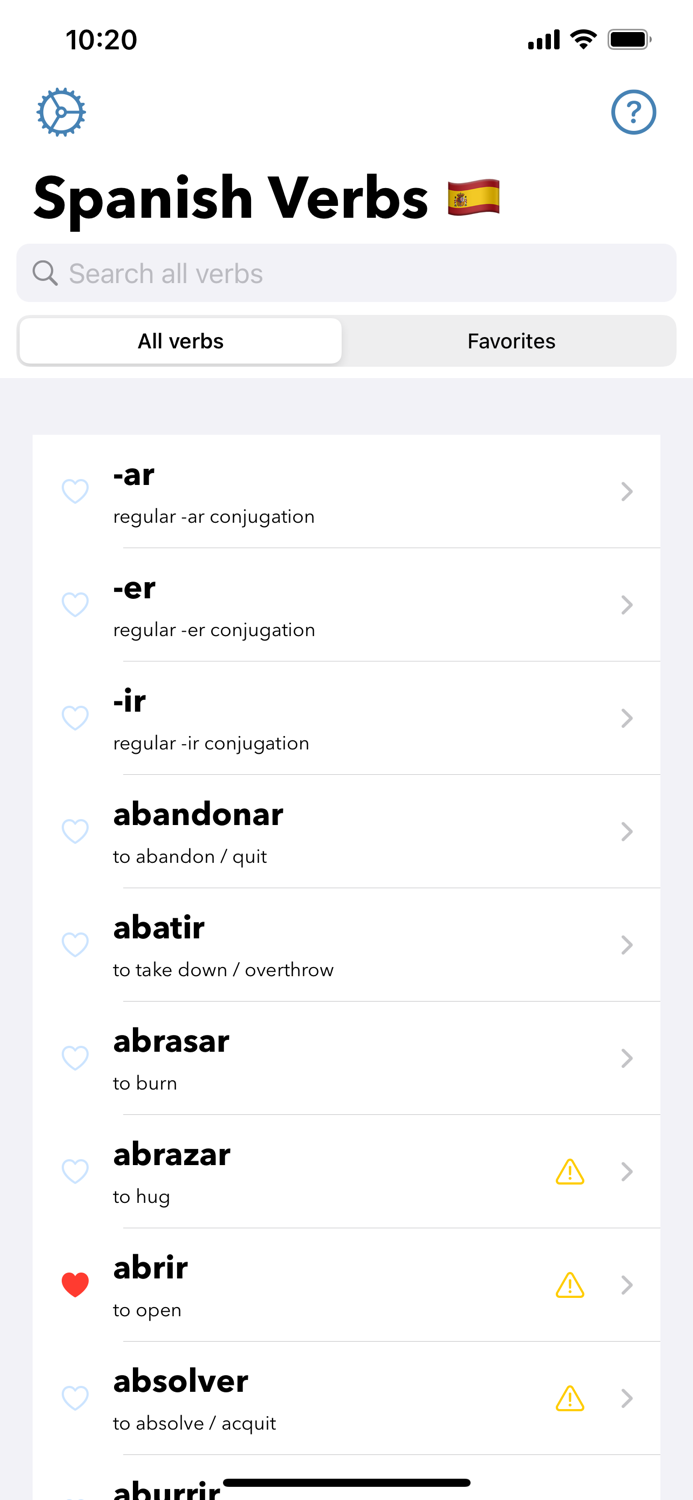 Spanish Verbs