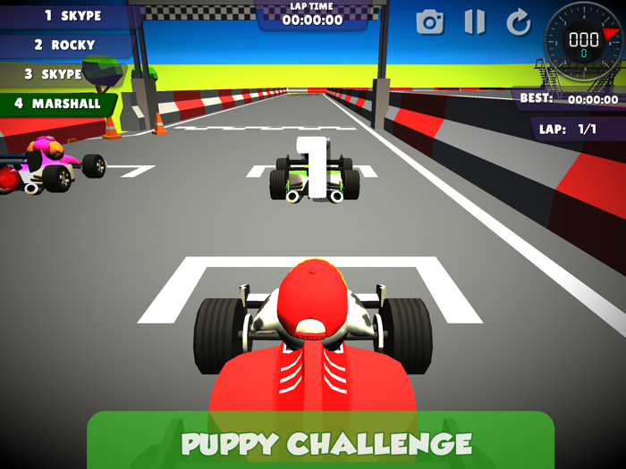 F1 Paw Racing Challenge
