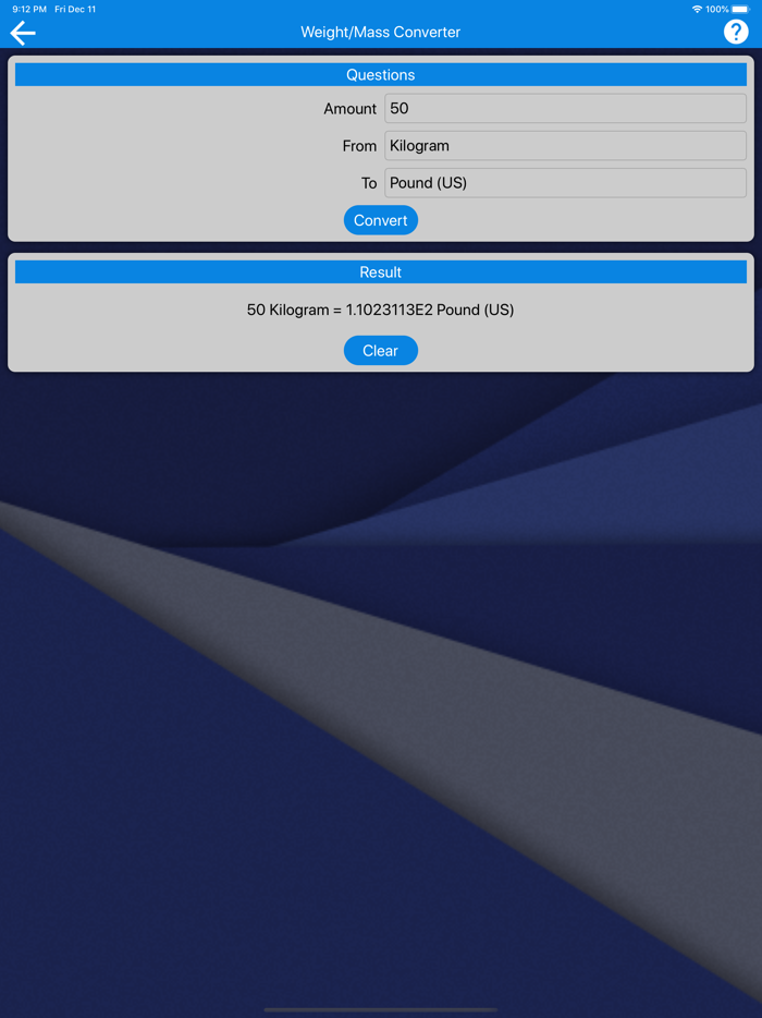 Convert Units Unit Conversion