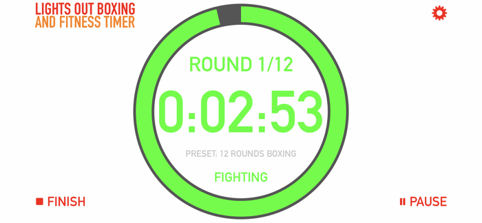 Lights Out Boxing Timer