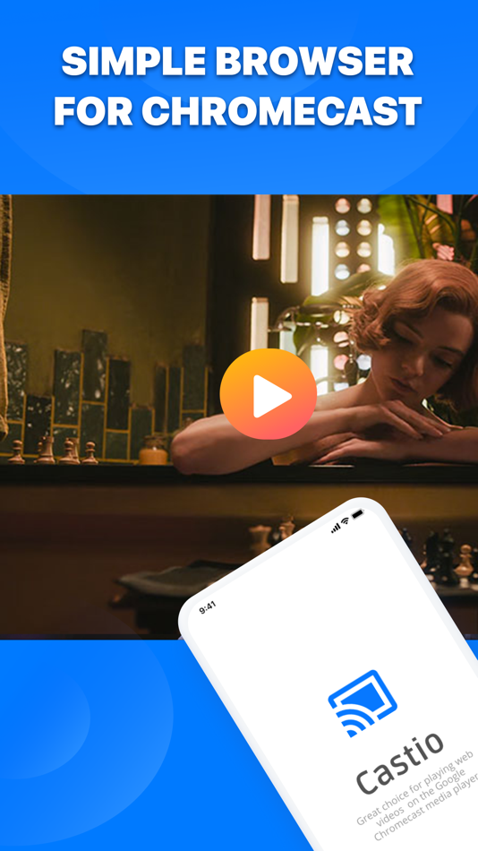 #1. Castio: Cast to Chromecast (iOS) 由: Kraftwerk 9 Inc