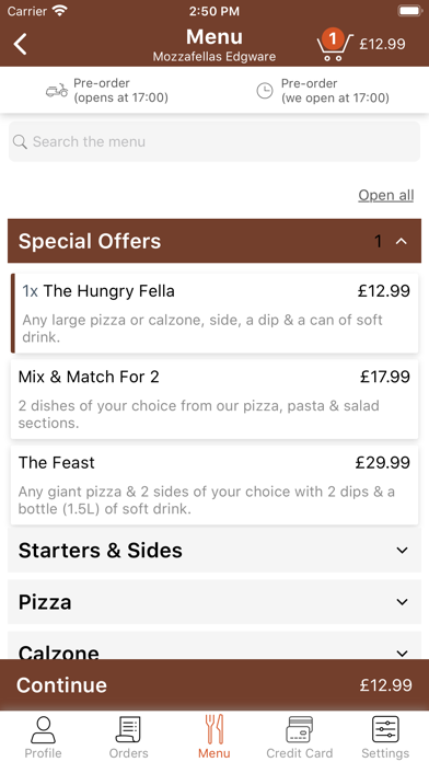 Screenshot #2 pour Mozzafellas Edgware