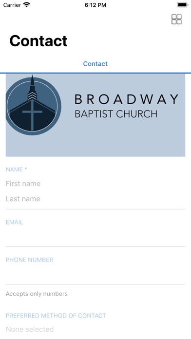 Broadway Church Southaven Screenshot
