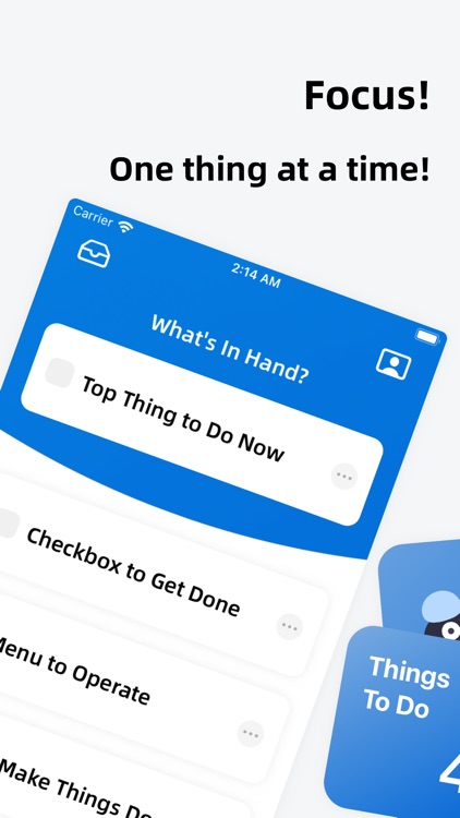 OneThing - One thing at a time