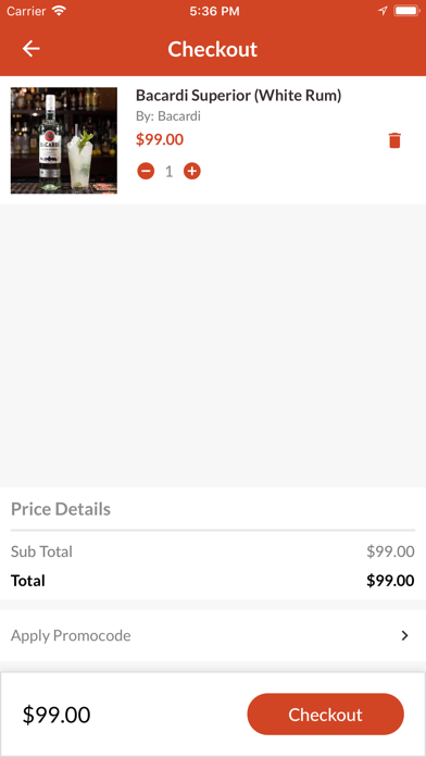 Eatance Liquor Screenshot
