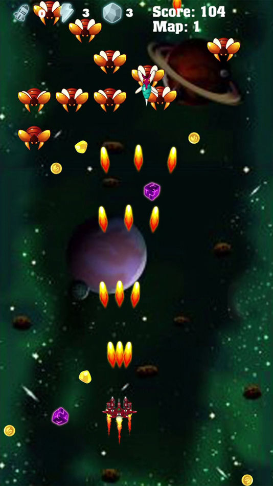 #4. Space Attack - Alien Shooter (iOS) By: Phan Lao Kim