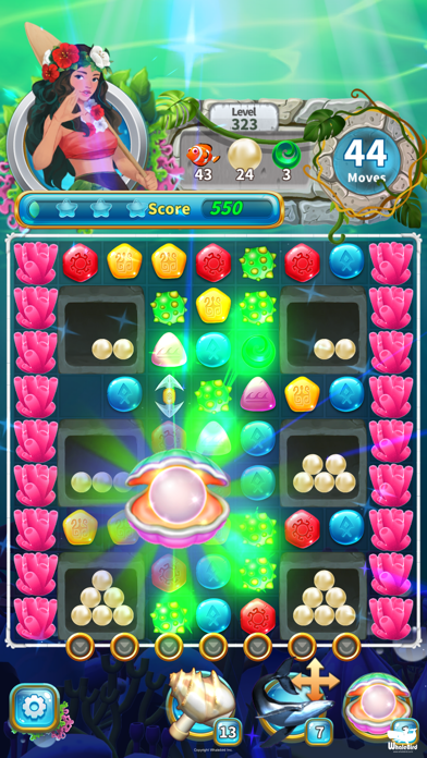 Jewel Aloha- Match 3 Puzzle Screenshot