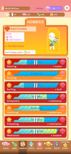 Crush Crush - Idle Dating Sim screenshot 6