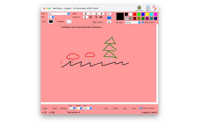 Screenshot #2 pour Web Diary - Graphic