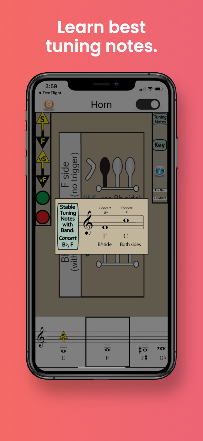 Horn Fingering and Tuning