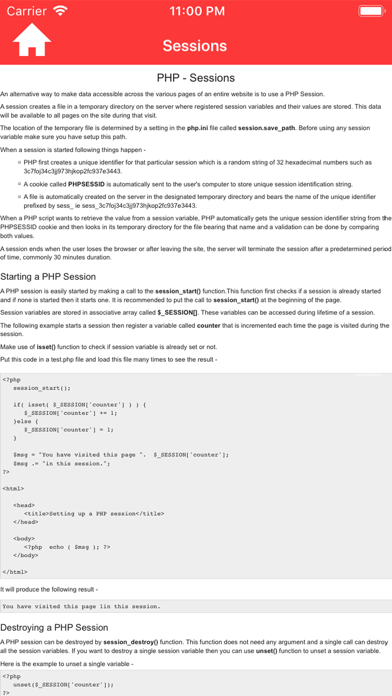 Learning PHP Programming Screenshot