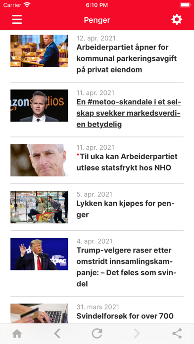 ABC Nyheter Screenshot