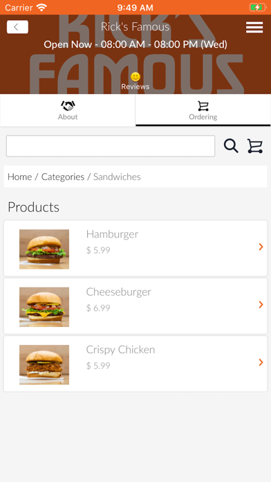 Rick's Famous Juicy Burgers Screenshot