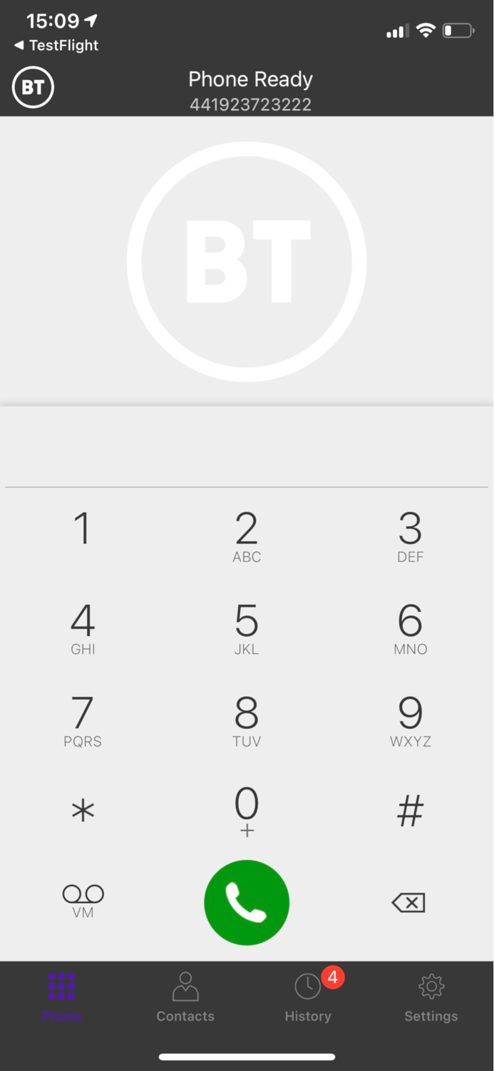 BT OnePhone SoftPhone