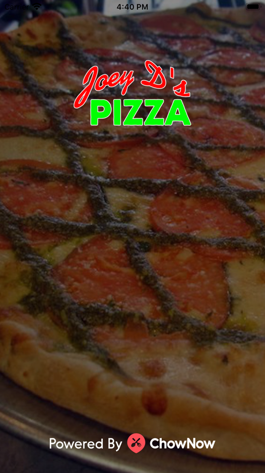 #1. Joey D's Pizza (iOS) 由: ChowNow