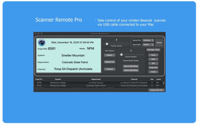 Screenshot #1 pour Scanner Remote Pro