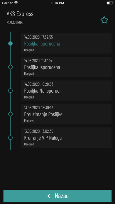 Screenshot #3 pour Status paketa