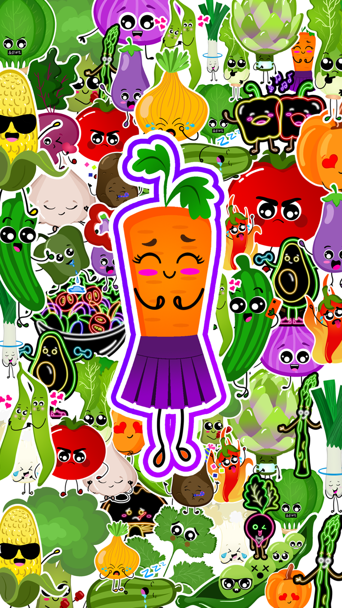 Veggies Food Stickers